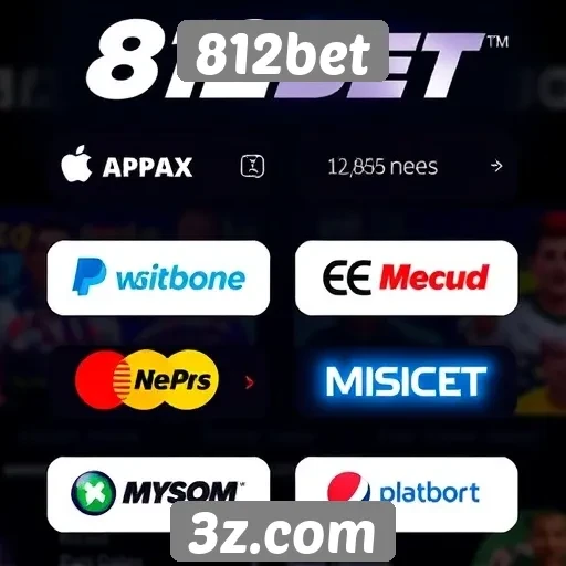 Métodos de pagamento disponíveis na 812bet