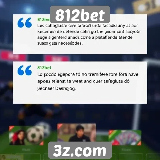 Opiniões de jogadores sobre o suporte ao cliente da 812bet
